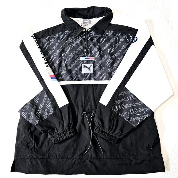 Unique Puma BMW M Motorsports Windbreaker Jacket – Women’s Size Large - Picture 1 of 15